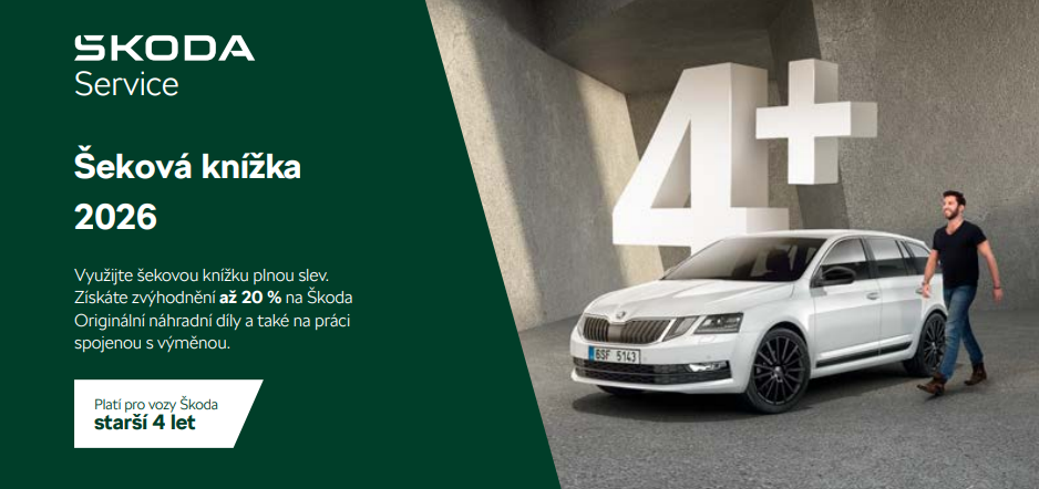 Šeková knížka 2026